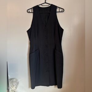 Elegant Black Sleeveless Dress
